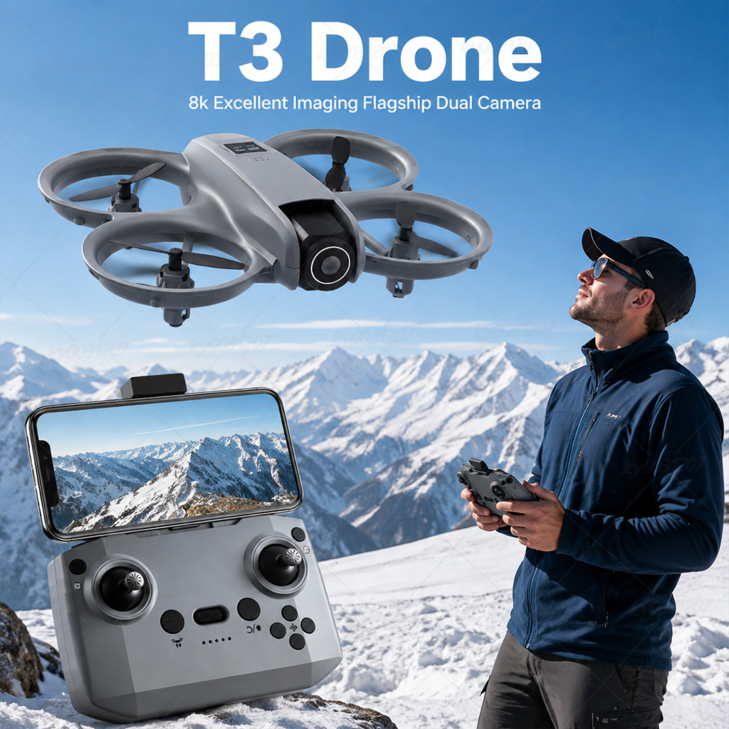 Drone Kit Tricopter - NUEVO Dron RC T3 MINI Profesional
