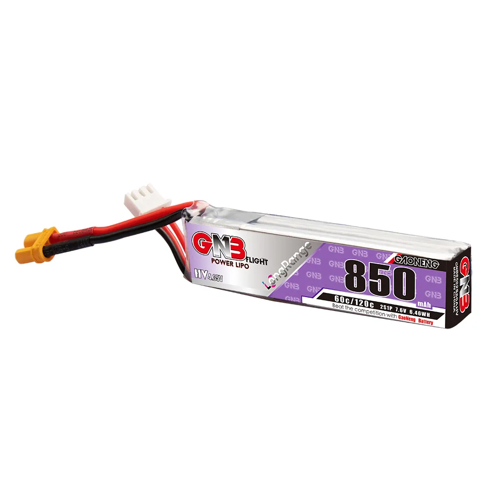 GAONENG GNB LiPo batería 850mA - Drone Kit Long Range reseña y precio